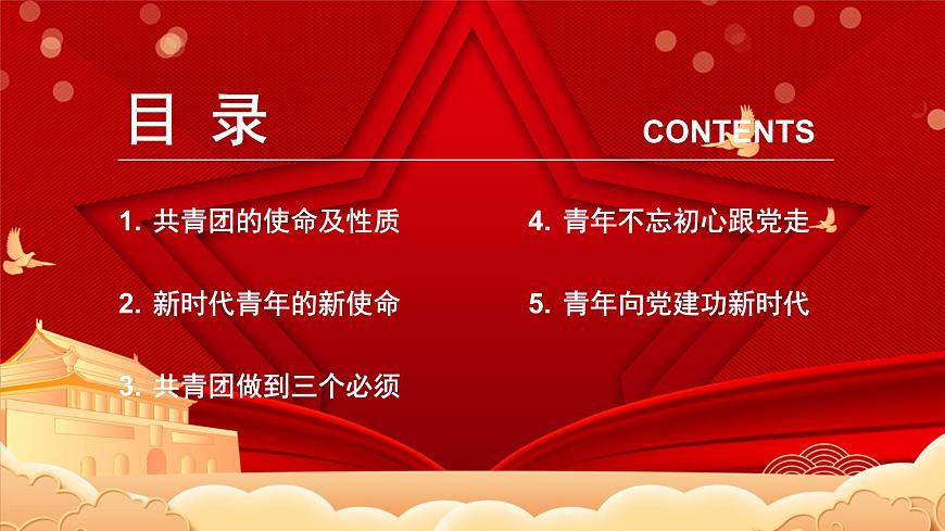 青春心向黨 建功新時代ppt班會課件第2頁