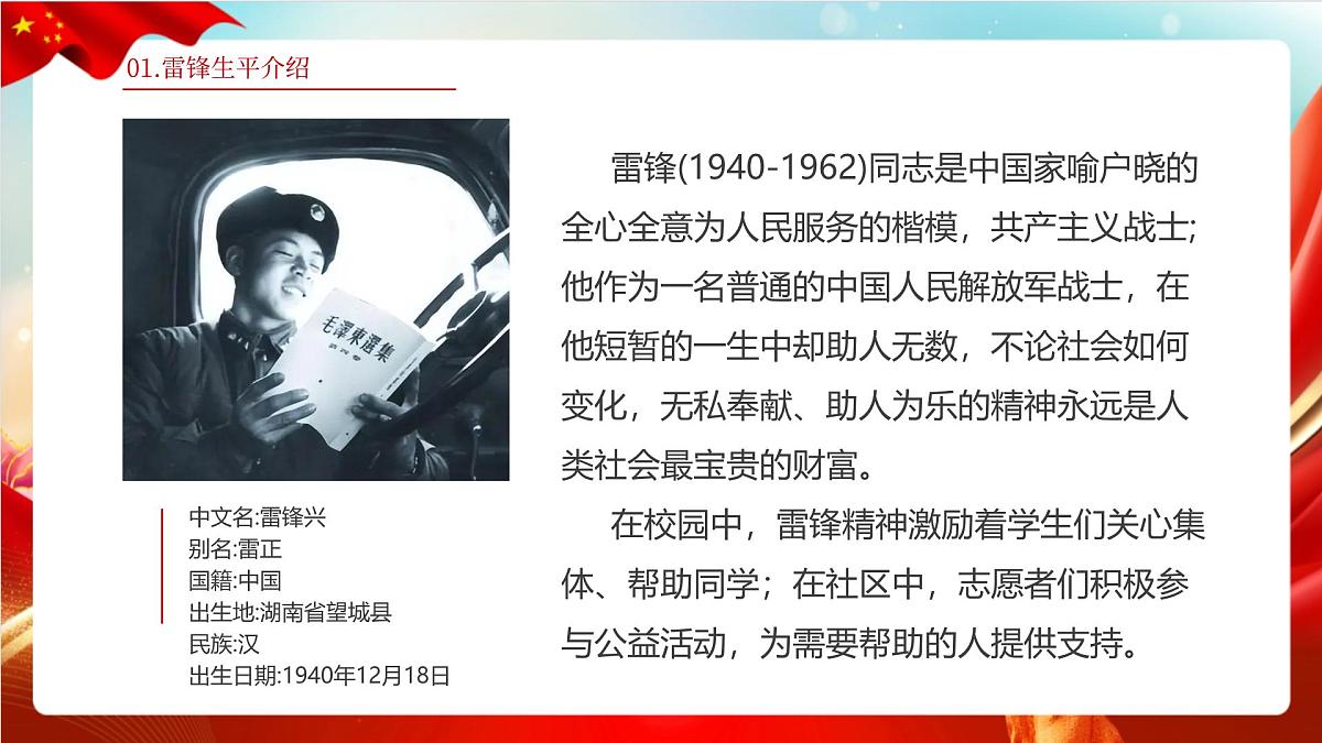 (3月5日)赓续雷锋精神,争做追“锋”少年-2025年学雷锋纪念日-2024-2025学年初中主题班会优质课件第4页