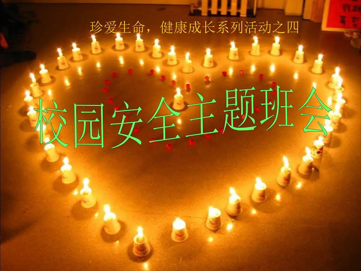 安全教育主题班会课件:生命诚可贵,安全大于天第1页