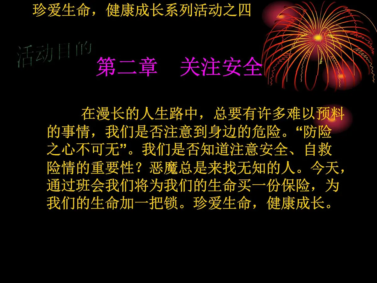 安全教育主题班会课件:生命诚可贵,安全大于天第3页