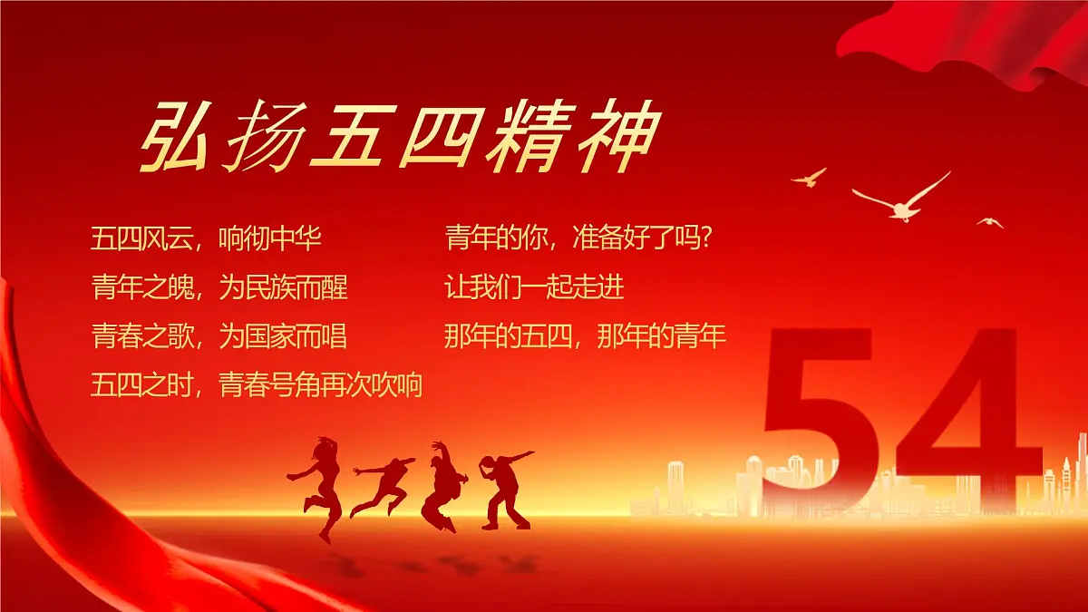 五四运动牢记青春使命课件第2页