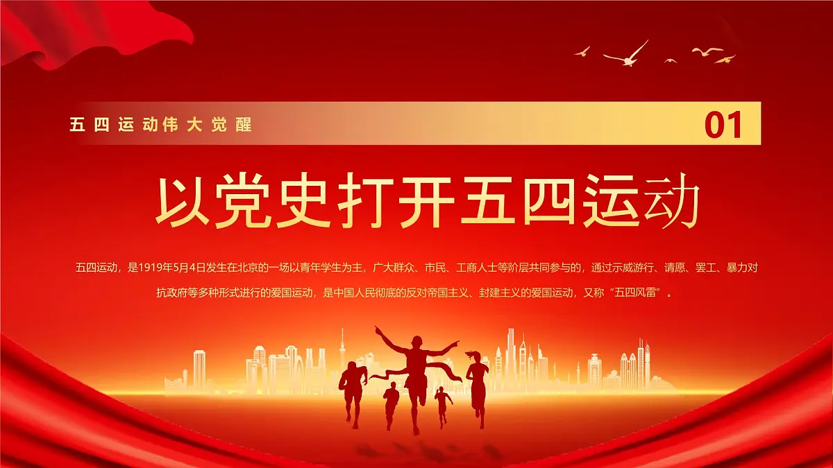 五四运动牢记青春使命课件第4页