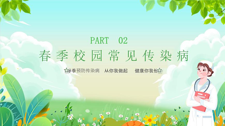 沂水縣楊莊鎮(zhèn)初級(jí)中學(xué)-主題班會(huì)-春季傳染病預(yù)防【課件】第6頁(yè)