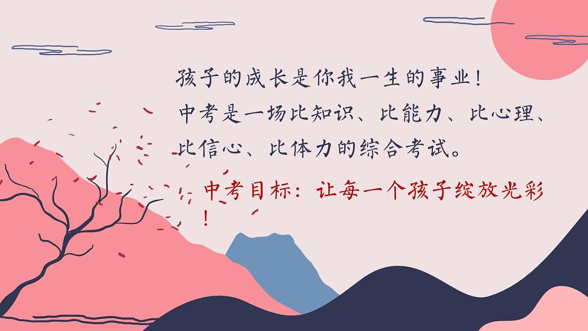 云南省昆明市禄劝彝族苗族自治县撒营盘镇初级中学-家校同心沐新晖-2025年初三下学期家长会【课件】第2页