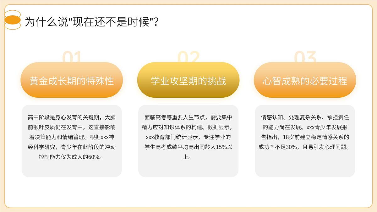 高中心理健康教育之早恋问题主题班会课件——青春有梦,静待花开——高中阶段理性看待情感第3页