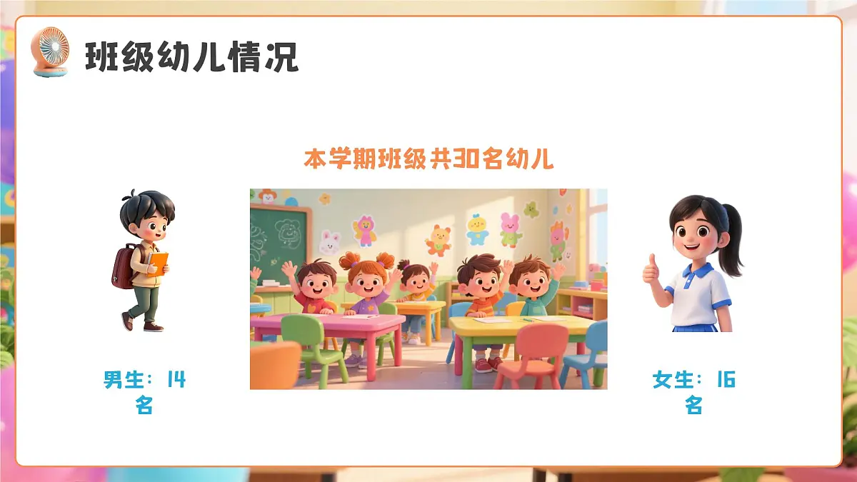 橙色卡通风幼儿园幼小衔接家长会 课件第7页
