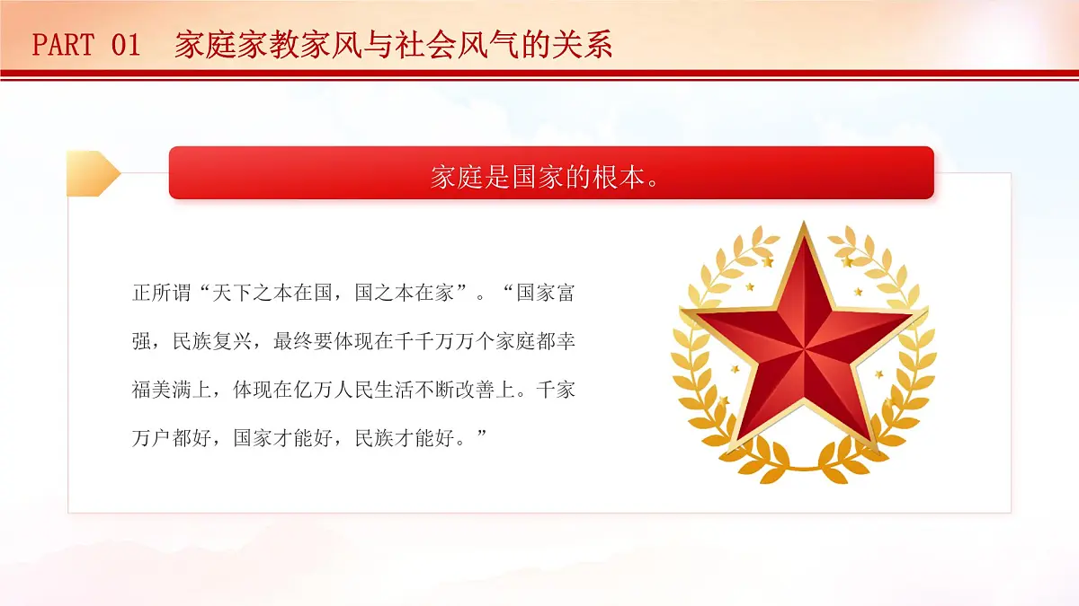 红色党政家庭家教家风建设 课件第8页