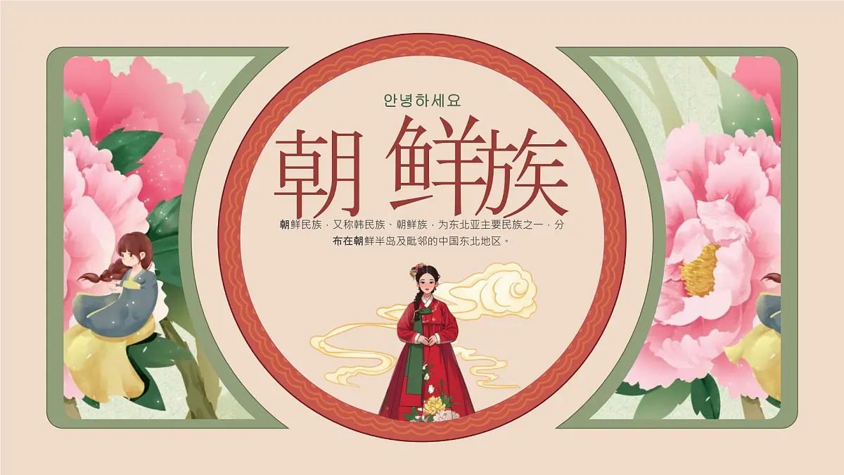 朝鲜族介绍PPT第1页