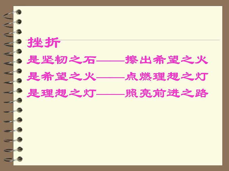 主题班会课件:直面挫折ppt06