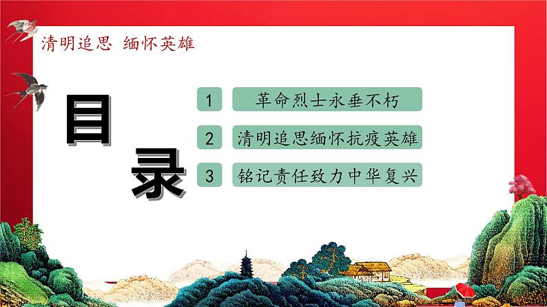 主题班会:清明追思缅怀先烈PPT课件05