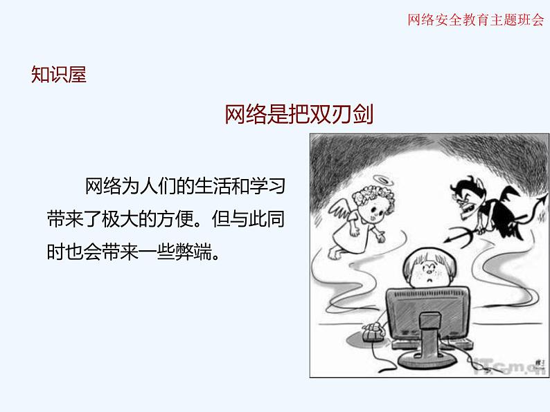 小学生网络安全教育主题班会 课件(21张幻灯片)第7页