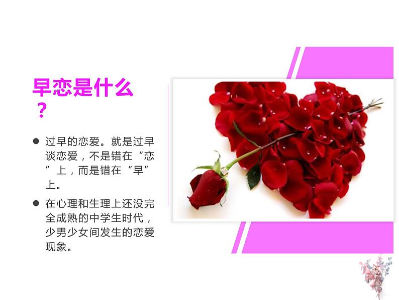 主题班会:中学生早恋教育主题班会PPT04