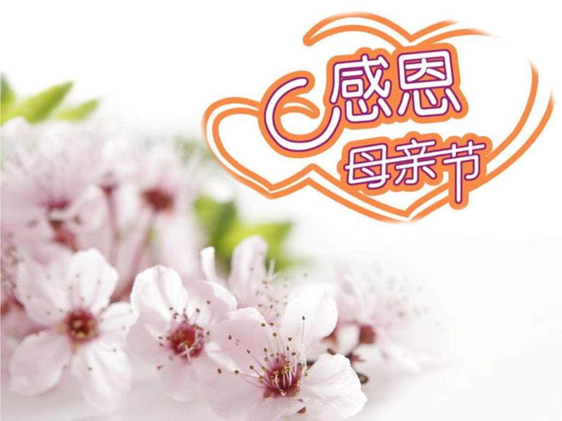 感恩母亲节班会 课件01
