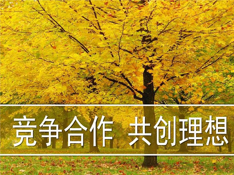 竞争合作主题班会课件第1页