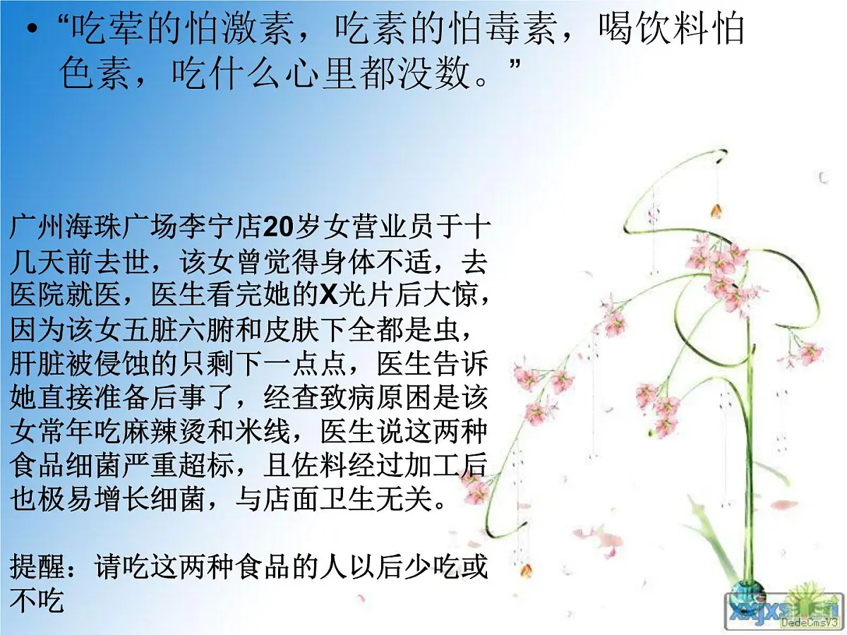 食品安全班会课件第4页