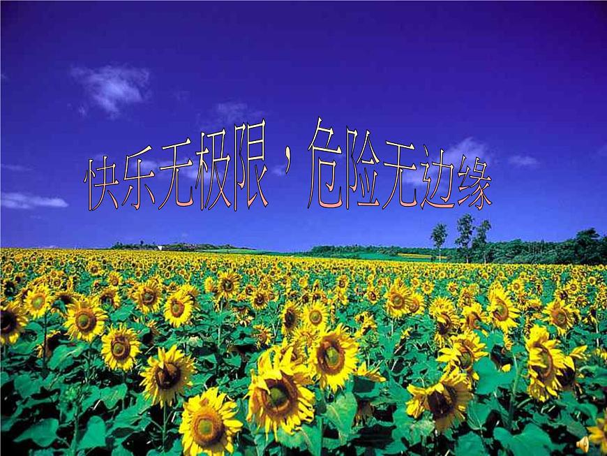 《快樂無極限_危險無邊緣——小學生安全教育主題班會》課件第1頁