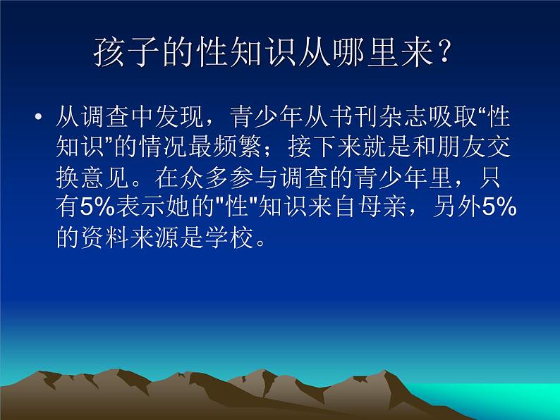 青少年学生性心理发展与性教育课件第3页