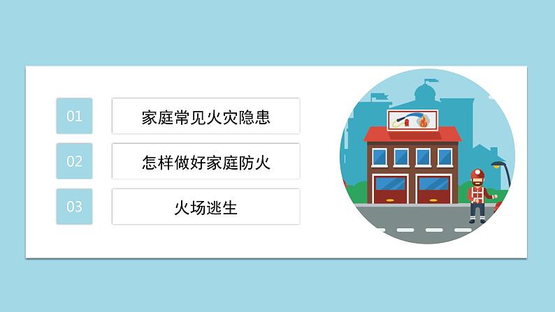 家庭防火安全教育主题班会课件03
