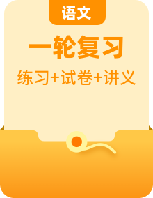 2025年中考语文一轮复习考点过关讲义+练习 （2份，原卷版+解析版）