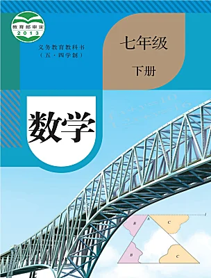 初中数学人教版 (五四制)2024七年级下册课本封面