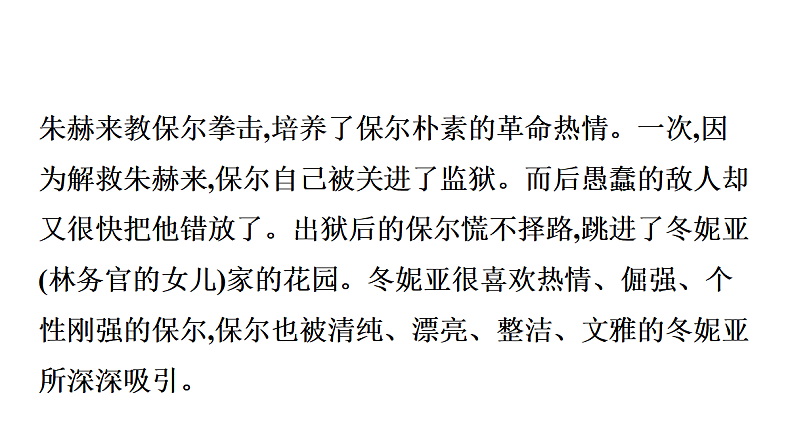 最新中考语文 名著阅读复习课件2.第二部 《钢铁是怎样炼成的》06