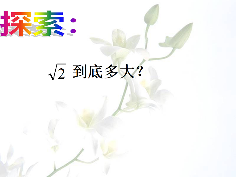 湘教版数学八年级上册(新) 课件:3.3《实数》(共26张PPT)05