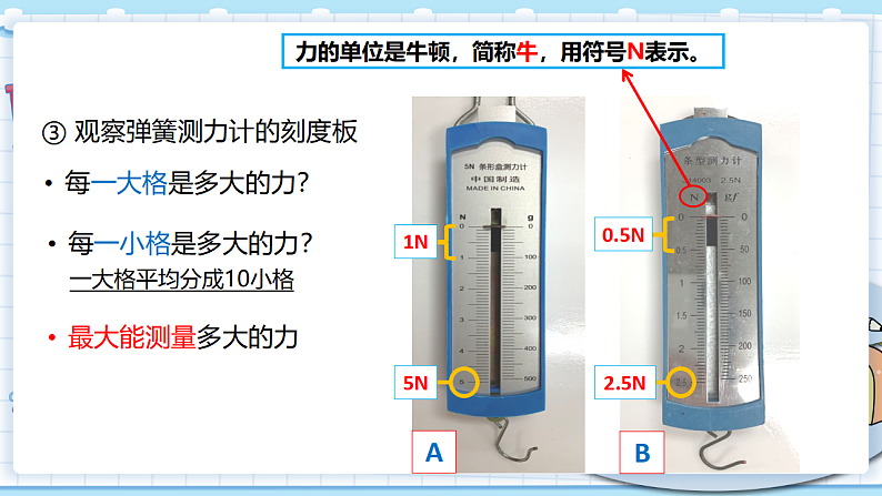 教科四上:第4课时 弹簧测力计 PPT课件第5页