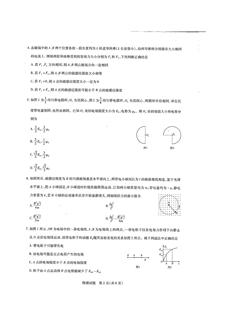 2020-2021学年河南省天一大联考高二上学期阶段性测试(二) 物理 PDF版02