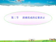 魯教版（五四制）化學(xué)九年級全冊  1.2 溶液組成的定量表示【課件】