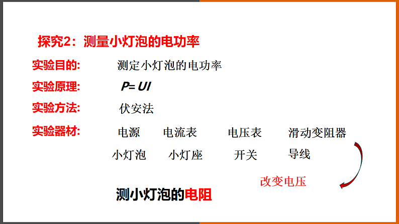 6.4《灯泡的电功率 》(课件+教案+学案+练习)(教科版)06
