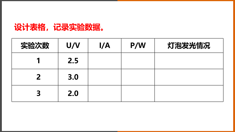 【教学课件】《灯泡的电功率 》(教科)第8页