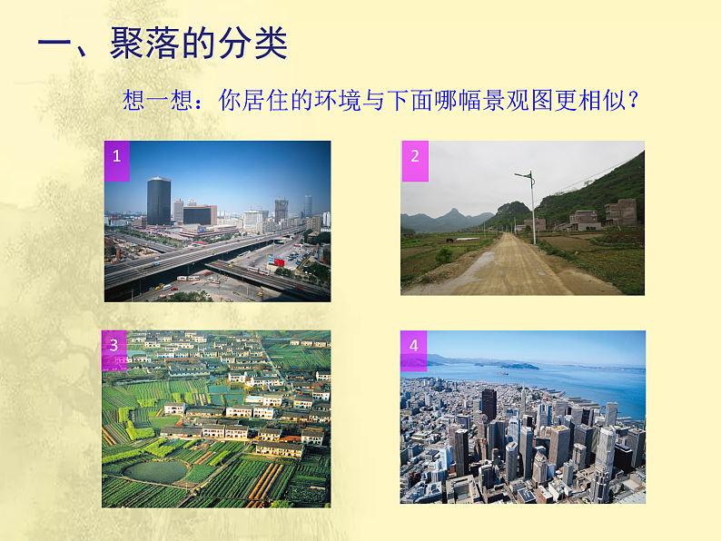 第4章第3节《人类的居住地──聚落》课时课件第4页