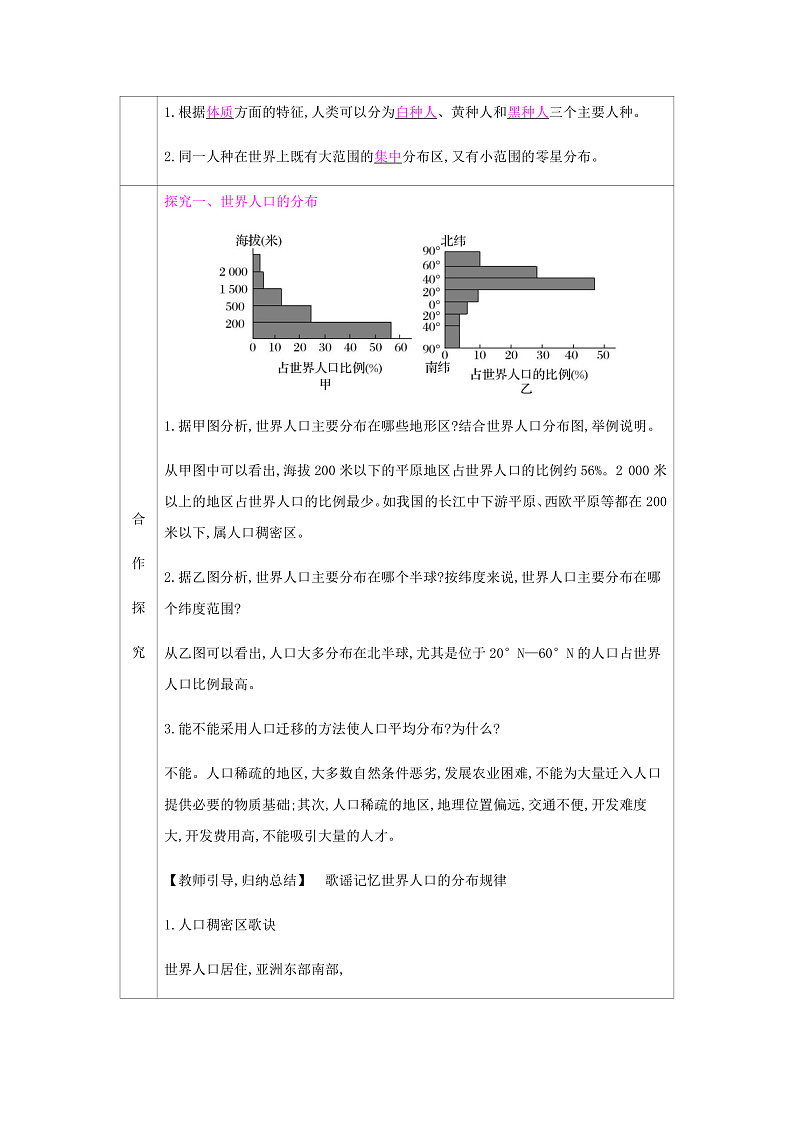 第四章《居民与聚落》课时简案第3页