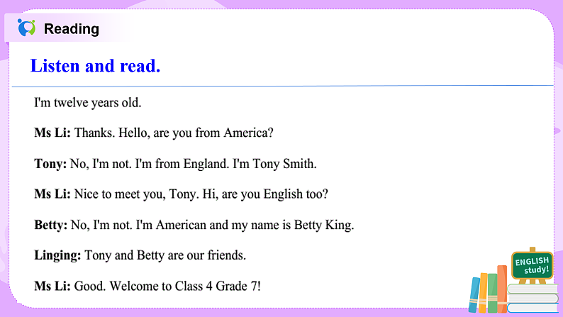 Module1 Unit1 Nice to meet you 课件 PPT+教案08