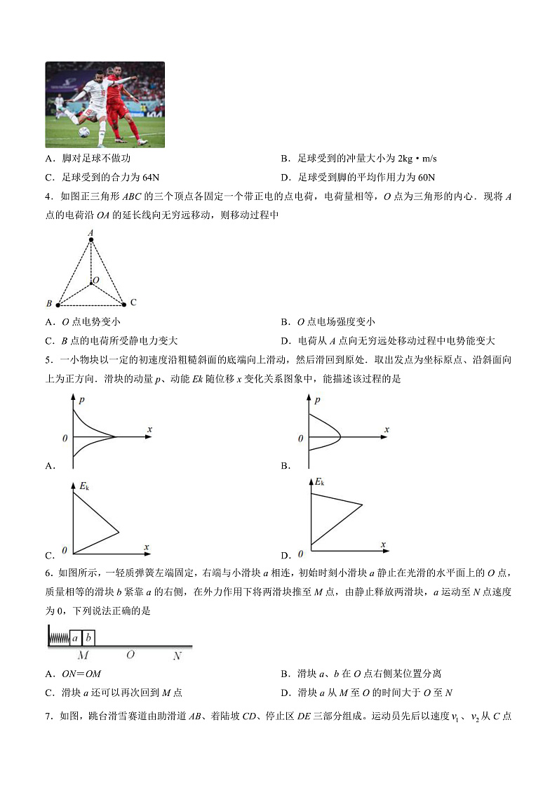 江苏决胜新高考2023届高三年级12月大联考物理试题第2页