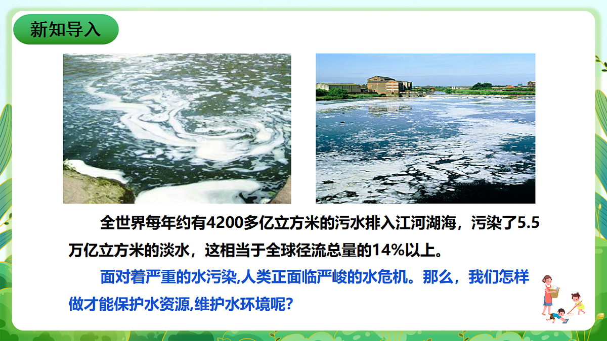 川教版生命生态安全八年级下册16《水污染》课件第2页