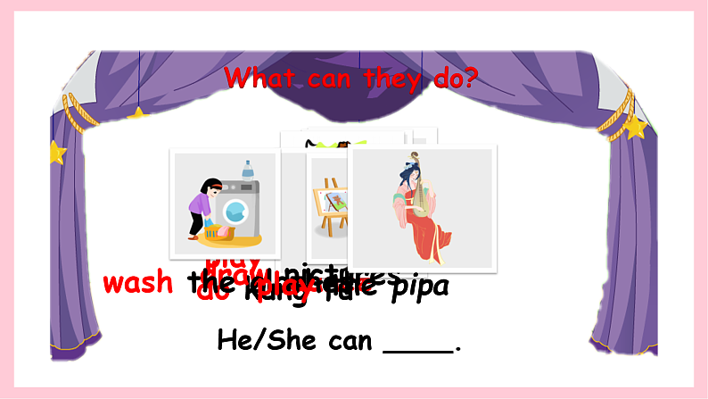 人教版英语五年级上册 Unit4 What can you do B let's learn课件+教案+练习+素材03