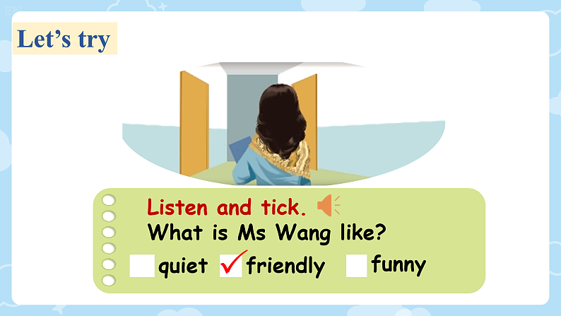 人教版(PEP)小学英语五上Unit1 What's he likePB 第四课时 课件-教案06