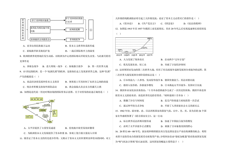福建省宁德市博雅培文学校2023-2024学年高一6月月考历史试题第2页
