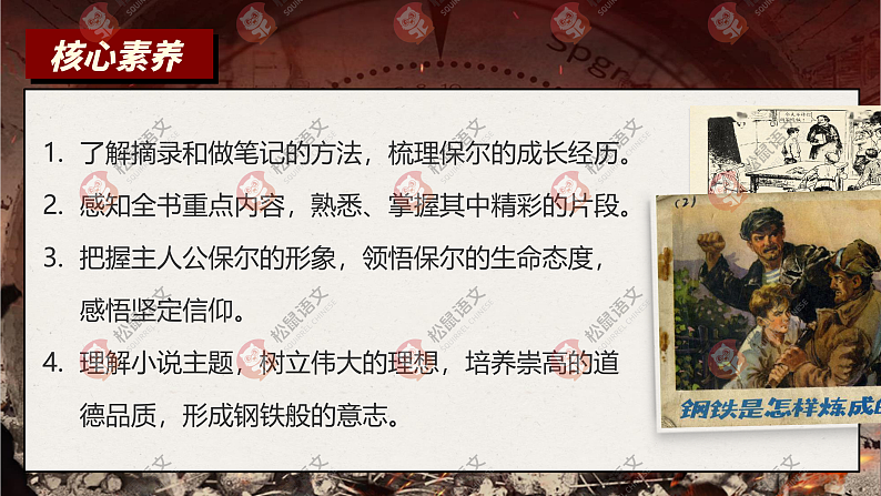 部编版初中语文八年级下册名著导读《钢铁是怎样炼成的》课件+教案02