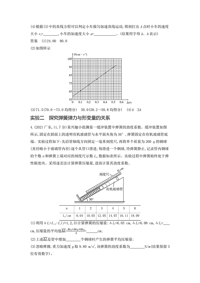 高考物理(山东专用)一轮复习专题一0七实验练习含答案第3页