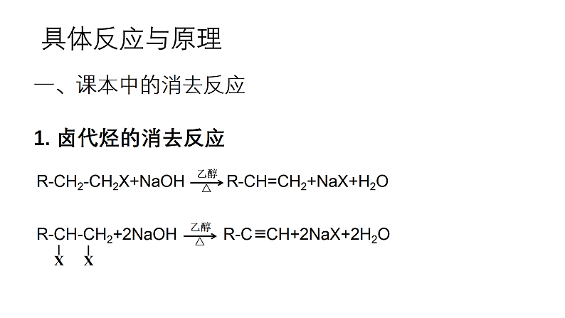 消去反应在有机合成中的应用 (提高班) 课件 2024年化学奥林匹克竞赛03