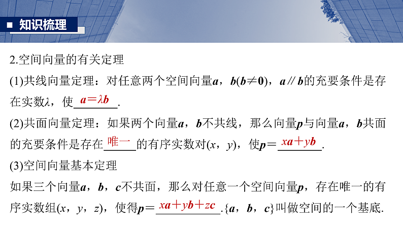 第七章 §7.6 空间向量的概念与运算-2025年新高考数学一轮复习(课件+讲义+练习)08