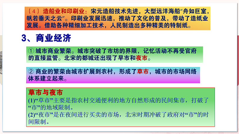 【部编高教版中职历史】中国历史 第11课 宋元时期的经济、科技与文化 课件06