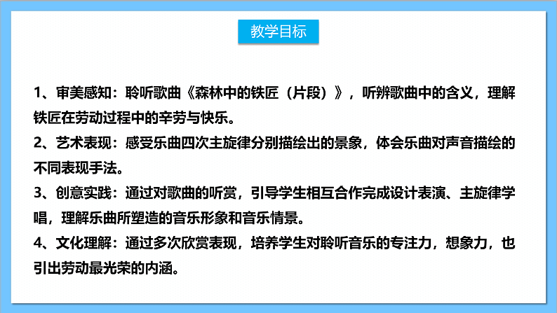 【核心素养】人教版音乐二上3.3《森林中的铁匠(片段)》课件+教案+素材02