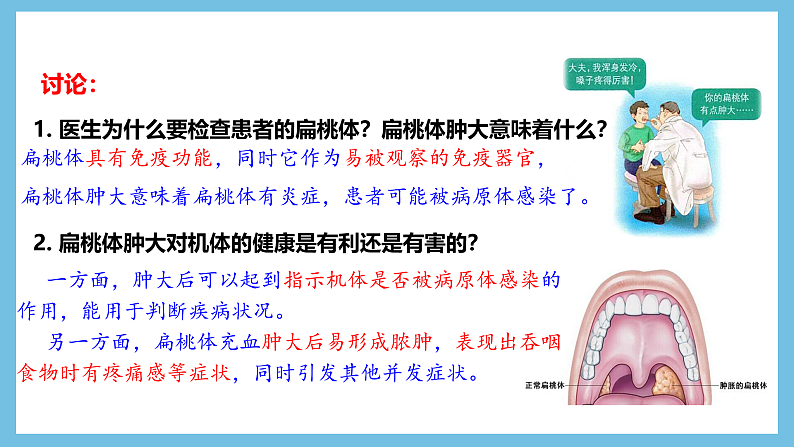 人教版高二生物选择性必修一 4.1 《免疫系统的组成和功能》课件04