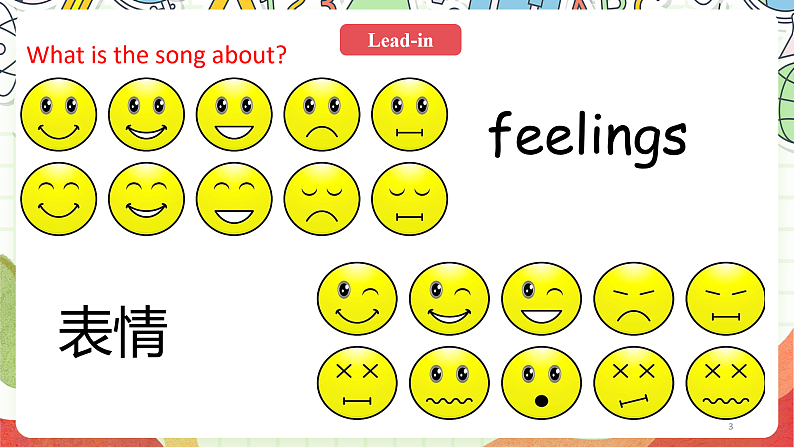 人教版新起点英语六上 Unit 4 《Feelings》 Lesson 1 课件03