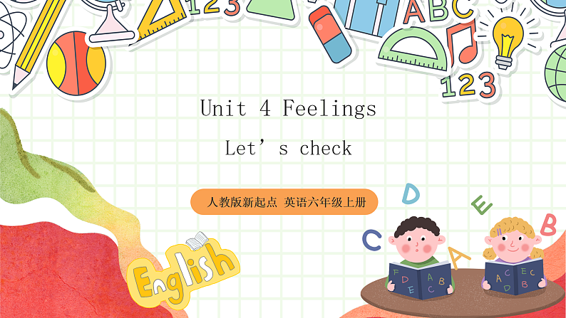 人教版新起点英语六上 Unit 4 《Feelings》 fun time story time 课件01