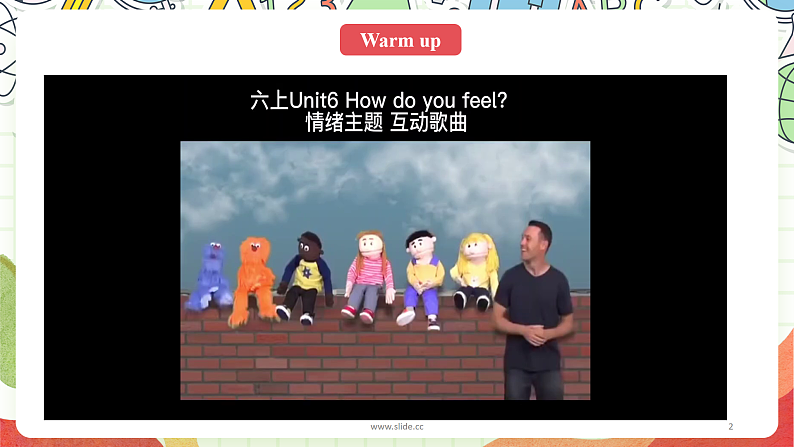 人教版新起点英语六上 Unit 4 《Feelings》 fun time story time 课件02