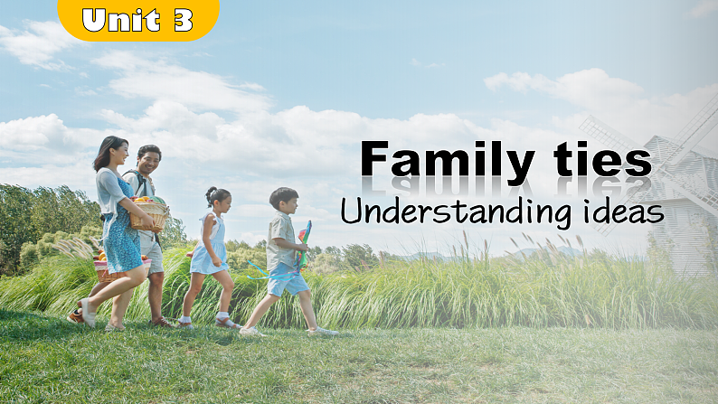 Unit 3 Family ties Understanding ideas (Reading)(课件) 2024-2025学年外研版(2024)英语七年级上册01
